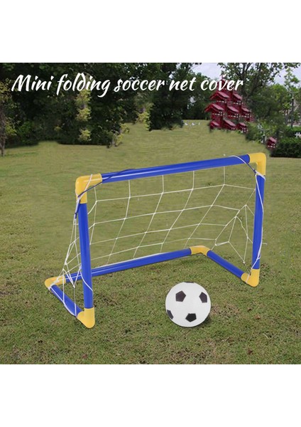 Kapalı Mini Katlanır Futbol Futbol Topu Kale Sonrası Net Set + Pompa Çocuk Spor Açık Ev Oyun Oyuncak Çocuk Doğum Günü Hediyesi Plastik (Yurt Dışından) fiyatları