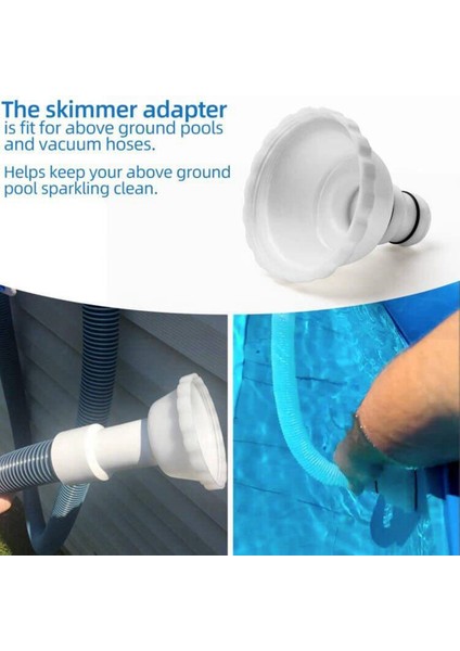 Yaz Dalgaları Için Vakum Adaptörü Rp/rx Skimmer Filtre Sistemlerinde 1,5 Inç Bağlantılar - Yer Üstü Havuz Adaptörü Için (Yurt Dışından)