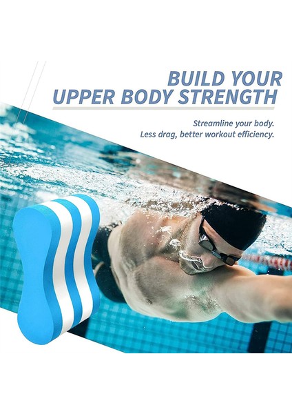 Pull Buoy Bacak Şamandırası - Havuz Eğitim Yardımı, Yetişkinler, Çocuklar ve Yeni Başlayanlar Için Bacak ve Kalça Desteği, Yüzme Stili (Yurt Dışından) modelleri