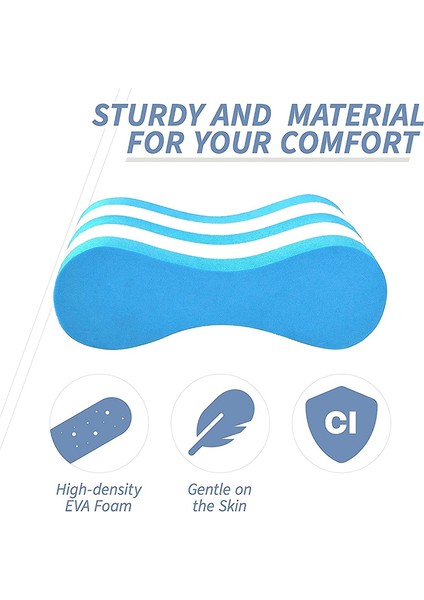 Pull Buoy Bacak Şamandırası - Havuz Eğitim Yardımı, Yetişkinler, Çocuklar ve Yeni Başlayanlar Için Bacak ve Kalça Desteği, Yüzme Stili (Yurt Dışından) indirimleri