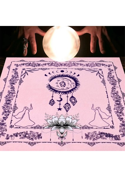 Tarot Kartı Masa Örtüsü, Fal Bakma Kartı Matı, Masa Oyunu Örtüsü Matı, Masa Oyunu Dekorasyon Masa Örtüsü B (Yurt Dışından)
