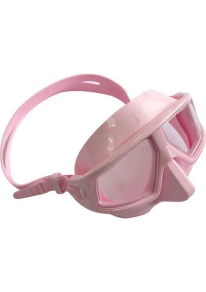 Profesyonel Ayarlanabilir Serbest Dalış Gözlüğü Buğu Önleyici Su Geçirmez Şnorkelli Dalış Maskesi Gözlük Gözlük, Pembe (Yurt Dışından)