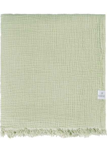 Cocoon Yeşil %100 Pamuk King Size Yatak Örtüsü 240 x 260 cm
