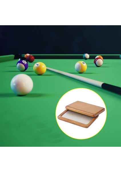 Yeni Yükseltme Billiard Havuz Ipucu Zımpara Snooker Çubuk Parlatıcı Şekillendirici Dosya Cilalı Onarım Bilardo Aksesuarları, Kahverengi (Yurt Dışından)