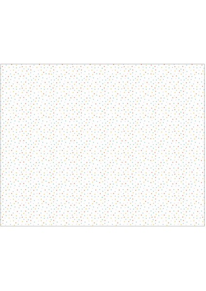 Spotty Paper Tablecloth Beyaz Puantiyeli Masa Örtüsü 180 x 330 cm