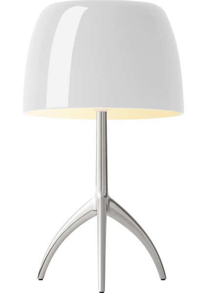 Foscarini Lumiere Büyük Alüminyum Beyaz Renk Masaüstü Aydınlatma