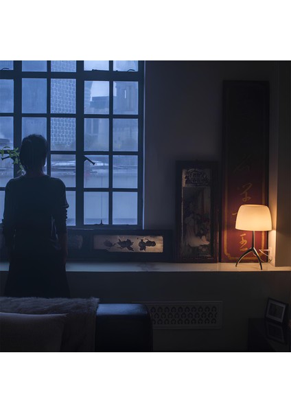 Foscarini Lumiere Büyük Alüminyum Beyaz Renk Masaüstü Aydınlatma modelleri
