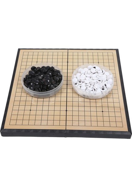 Büyük Boy Manyetik Go Katlanır Tahta Seti Manyetik Satranç Gomoku Tahta Oyunu (Yurt Dışından)