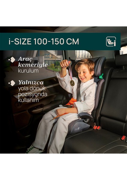 Quizy I-Size Siyah Bebek Oto Koltuğu