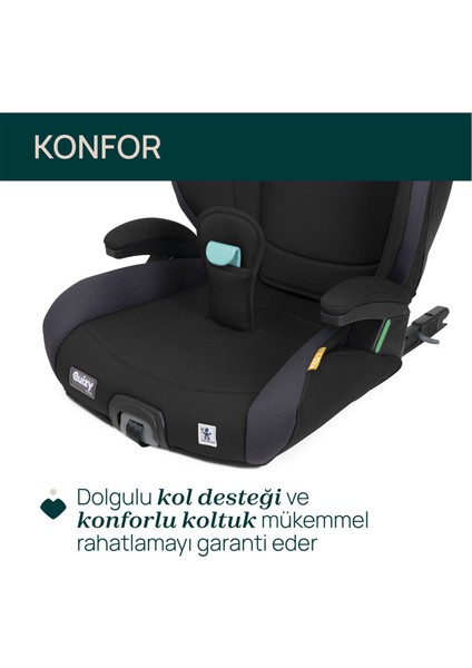 Quizy I-Size Siyah Bebek Oto Koltuğu