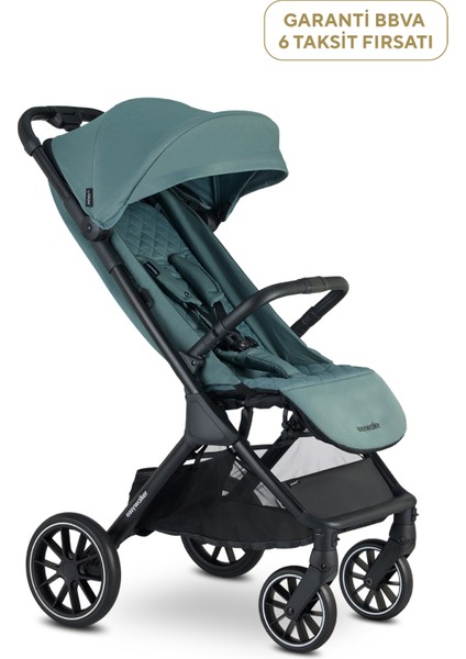 Jackey Xl Forest Green Otomatik Katlanan Yeşil Bebek Arabası