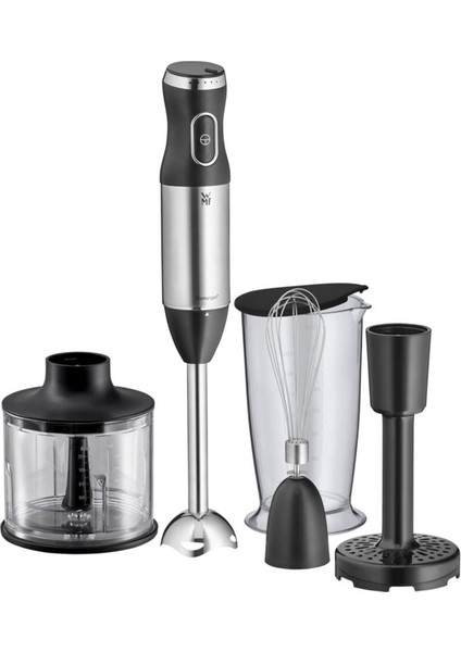 Kult Siyah Paslanmaz Çelik El Blender Seti