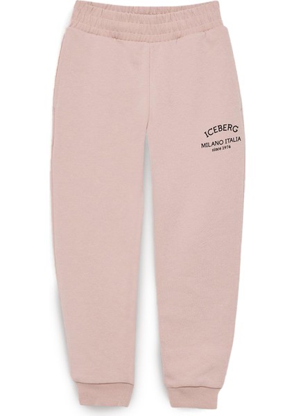 Pembe Unisex Çocuk Eşofman Altı