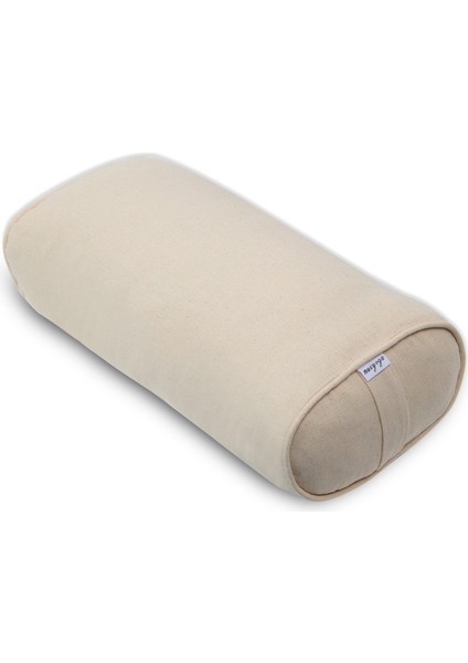 Ekru Mini Bolster Yoga Minderi