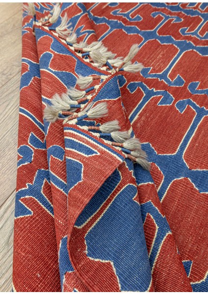 Nova El Dokuma Kırmızı Yüncü Kilim 132X174 cm