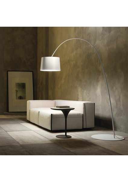 Foscarini Twiggy Beyaz Tek Ayaklı LED Lambader