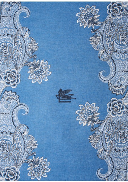 Bloom Mavi Yün Throw
