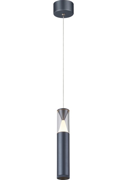 Spark Koyu Gri Alüminyum Sarkıt Avize 4 x 179 cm
