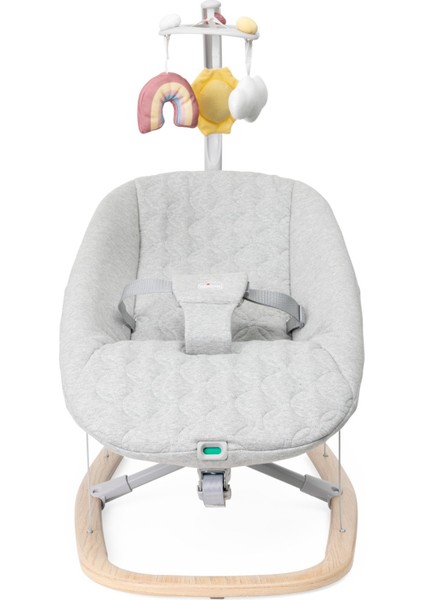 Zen Wave Floating Bouncer Wooden Grey 0-9 kg Beyaz Bebek Ana Kucağı modelleri