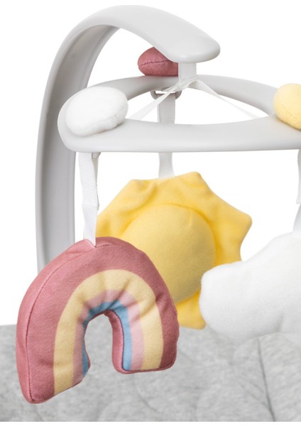 Zen Wave Floating Bouncer Wooden Grey 0-9 kg Beyaz Bebek Ana Kucağı fırsatları