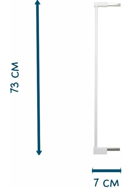 Extend A Gate Beyaz Uzatma Aparatı 7 cm