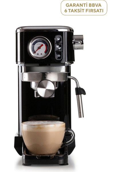 Moderna Siyah Espresso Slim Kahve Makinesi