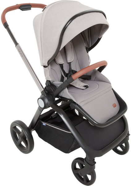 Mysa Silver Gri Tek Elle Katlanan Bebek Arabası