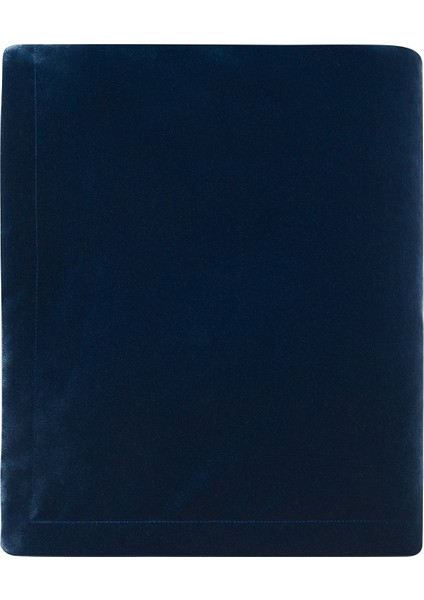 Saks Mavisi Kadife Throw Koltuk Örtüsü 140 x 170 cm
