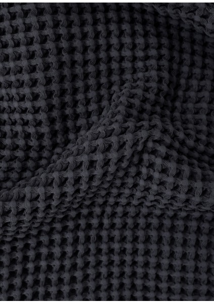 Waffle Antrasit Yatak Örtüsü 240X260 cm