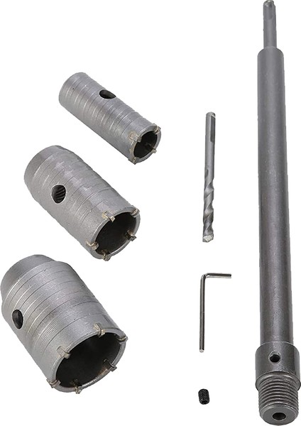 30 40 50MM Sds Plus Shank Karbür Uçlu Delik Testere Matkap Ucu Şaft Kesici Duvar Matkap Tuğla Taş Beton Çimento Anahtarı ile (Yurt Dışından)