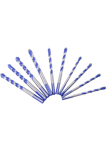 10 Adet Tungsten Karbür Duvarcılık Matkap Ucu Seti Metal Çelik Porselen Seramik Karo Beton Tuğla Plastik Ahşap (6 8 10 12MM) (Yurt Dışından) fiyatları