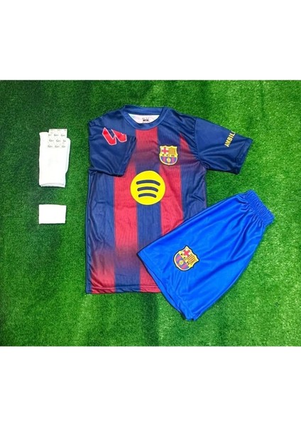 Barcelona Lamine Yamal 2024/2025 Yeni Sezon Futbol Çocuk Forması 3’lü Set