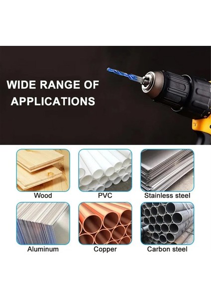 6 Adet Yüksek Hızlı Çelik 4341 Titanyum Kaplamalı Kompozit Kılavuz Matkap ve Kılavuz Entegre Makine Kılavuz M3 M4 M5 M6 M8 M10 (Yurt Dışından) fiyatları