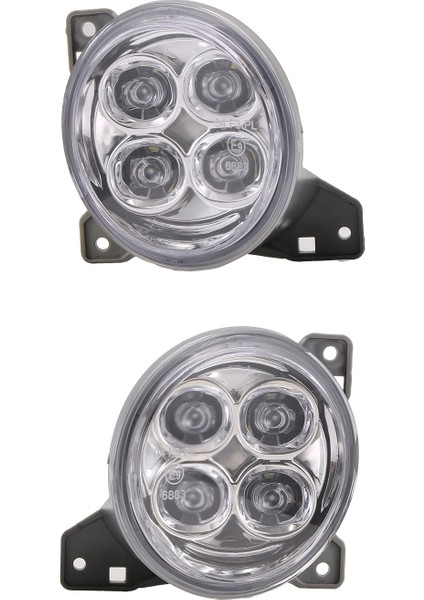 1 Çift 24V Kamyon Ön LED Sis Lambası Assy 1852573 1852572 Scania R420 R620 R500 P400 P450 R730 G440 G400 G450 Kamyon Için (Yurt Dışından)