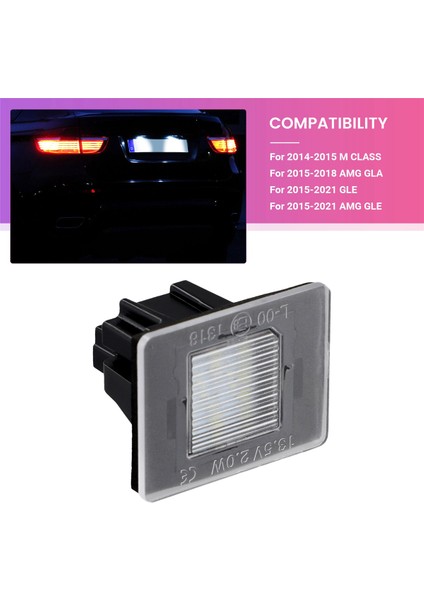 1 Adet LED Plaka Lambası Arka Bagaj Kapağı Plaka Lambası Mercedes Benz Abcv Gla Glb Glc Gle A0009062903 (Yurt Dışından) indirimleri