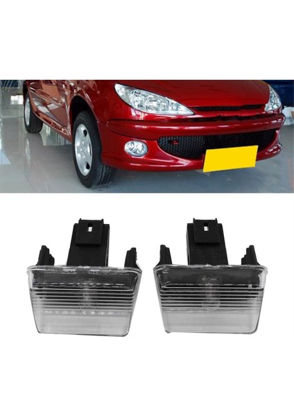 Araba Arka Plaka Lambası Plaka Aydınlatması Peugeot 206 207 307 308 406 6340.A3 Için Dekoratif (Yurt Dışından) fiyatları