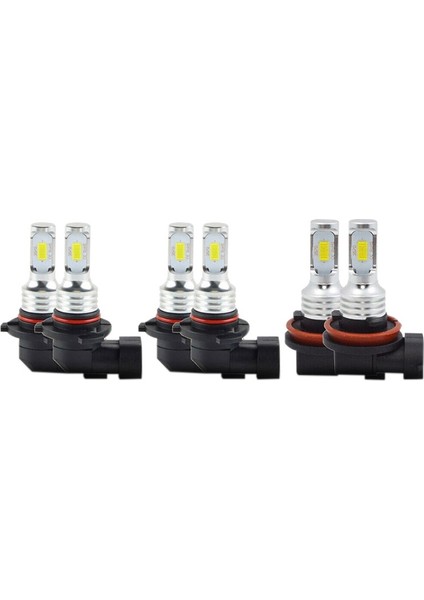 6x Combo LED Far Ampulü Sis Lambası Toyota Corolla Rav4 H11 9006 9005 Hıd (Yurt Dışından)