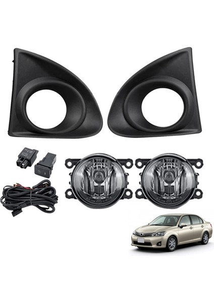 Otomobil Ön Sis Lambası Sis Lambası Kapağı Sis Lambası Montajı Halojen Ampul Toyota Axıo 2013 2014 2015 (Yurt Dışından) modelleri
