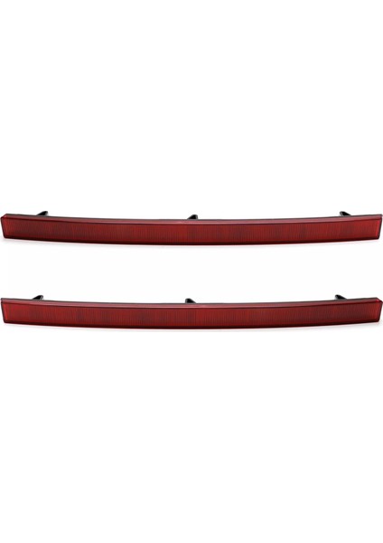 Chevy Corvette C7 2014-2019 Kırmızı Lens Arka Tampon Reflektör LED Işıkları 84031887 84031888 Araba Arka Fren Lambası (Yurt Dışından)