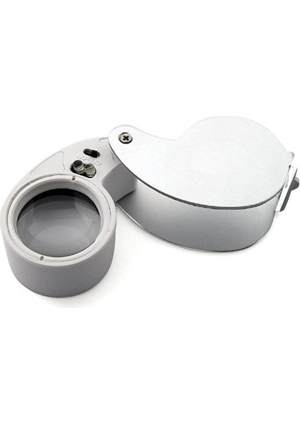 Kuyumcular Lens Camı Büyüteç 40X 25MM Göz Büyüteç 2 LED Işıklar (Yurt Dışından) fiyatları