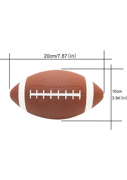 Toplar, Kaymayan Spor Junior Vintage Açık Hava Futbol Topları, Mini Elde Taşınabilir Amerikan Futbol Topları (Yurt Dışından) fiyatları