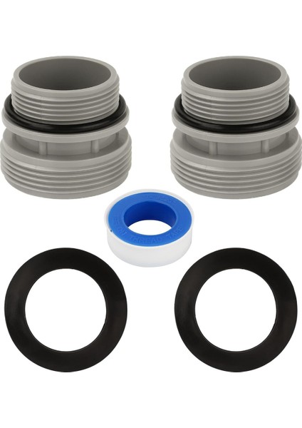 Havuz Hortumu Adaptörü 1 1/4 Inç Ila 1 1/2 Inç, Havuz Pompalarını, Filtreleri, Isı Pompalarını Vidalı Somunlu 1 1/2 Inç Hortuma Dönüştürme (Yurt Dışından)