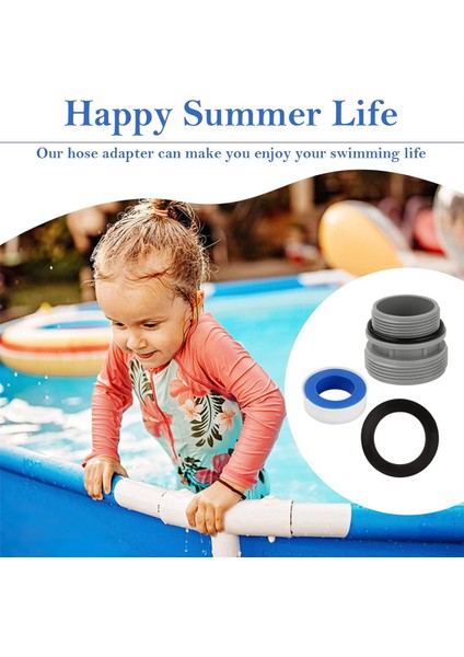 Havuz Hortumu Adaptörü 1 1/4 Inç Ila 1 1/2 Inç, Havuz Pompalarını, Filtreleri, Isı Pompalarını Vidalı Somunlu 1 1/2 Inç Hortuma Dönüştürme (Yurt Dışından) fırsatları