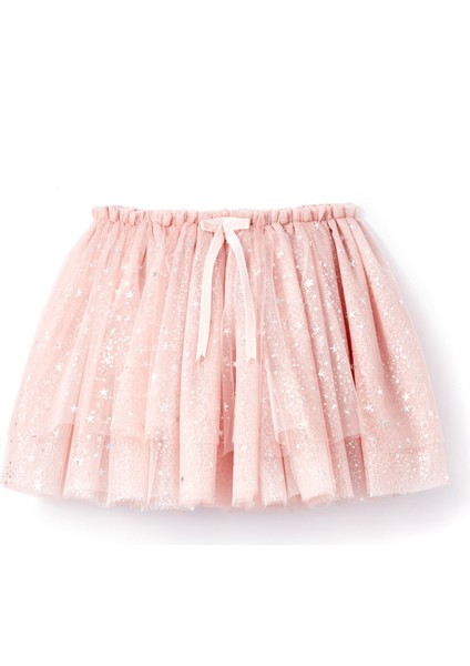 Blush Stardust Pembe Pileli Kız Çocuk Etek