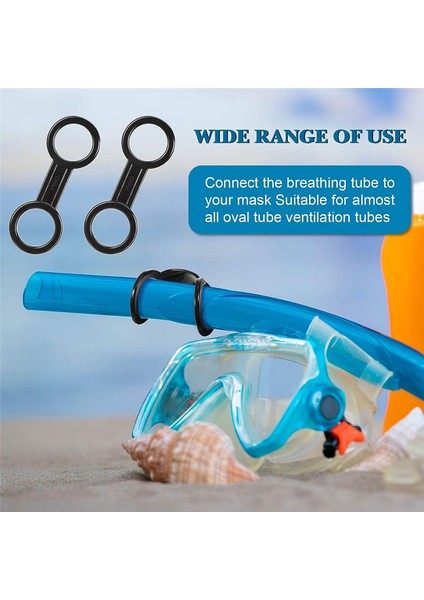 12 Adet Silikon Şnorkel Kayışı Tutucu Dalış Kilidi Seti, Dalış Evrensel Plastik Klips Şnorkel Kayışı Tutucu Tüp Tutucu Ataşmanı (Yurt Dışından) modelleri