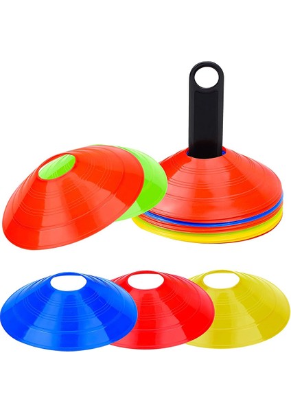 20 Adet Futbol Antrenman Malzemeleri ve Ekipmanları Futbol Antrenman Markalama Diskleri Futbol Için Spor Pazarlama Diskleri (Yurt Dışından)