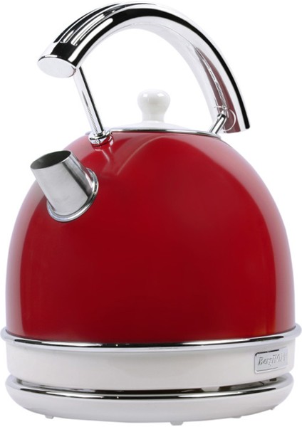 Gem Retro 1.7 Litre Kırmızı Yuvarlak Su Isıtıcısı