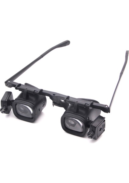 24X Kafa Bandı Büyüteç LED Işıklı Mücevher Saat Onarım Lehimleme Büyüteç Büyüteç Kaynak Gözlükleri Siyah (Yurt Dışından) indirimleri