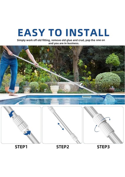 2 Adet Havuz Teleskopik Direk Kam Kilidi Değiştirme Ez Lock Kamı Teleskopik Yüzme Havuzu Direkleri Için Twist Lock A (Yurt Dışından) indirimleri