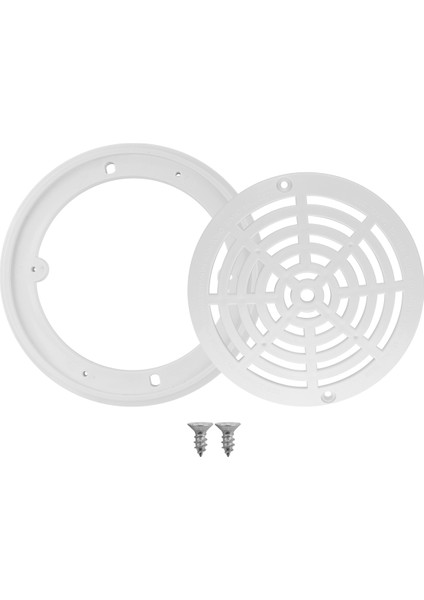 8 Inç Havuz Ana Drenaj Kapağı Üst Izgara Alt Montaj Plakaları Beyaz Yedek Havuz Drenaj Kapağı Havuz Çıkış Kapağı (Yurt Dışından)